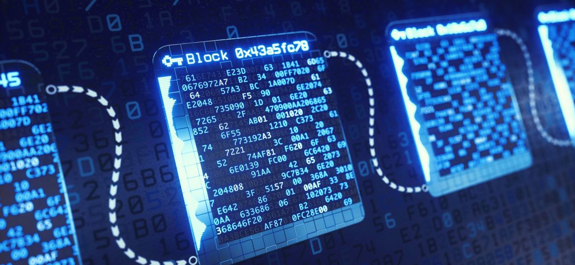 Blockchain Technology Structure Defocused